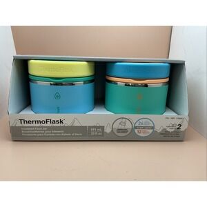 Thermoflask 20 fl oz Insulated Food Jar- 2 Pack,‎ Brand NEW